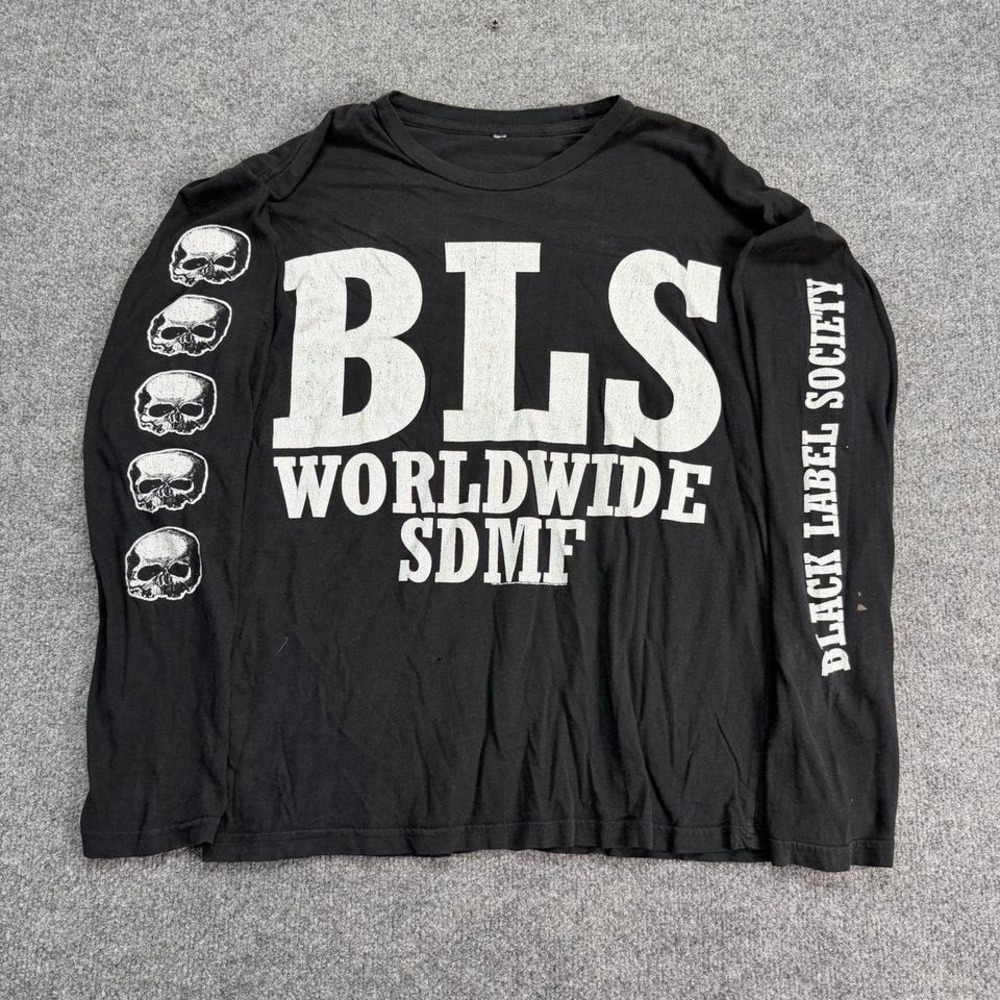 2011 black label society worldwide longsleeve concert t shirt size medium/large